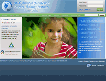 Tablet Screenshot of montessoriaccredited.com
